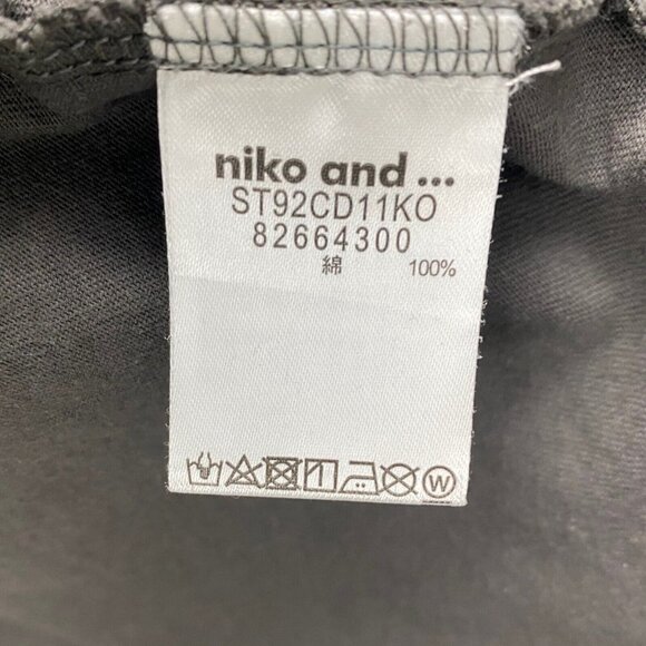 Niko and...Gray Lansing Michigan Graphic Print Crew Neck T Shirt Dress Size 3 - Picture 9 of 9